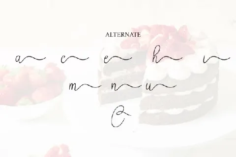 Cake Script font