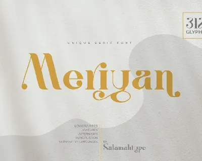 Meriyan font