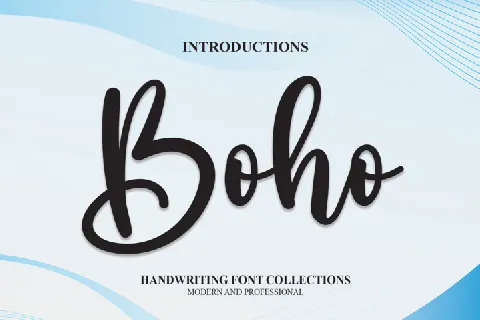 Boho font