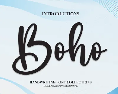 Boho font