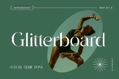 Gliterboard font