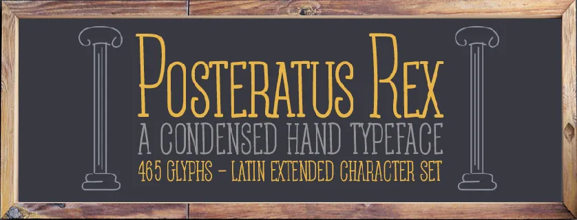 Posteratus Rex font