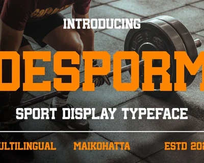 Desporm font