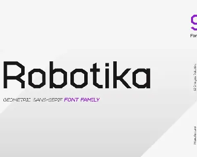 Robotika font