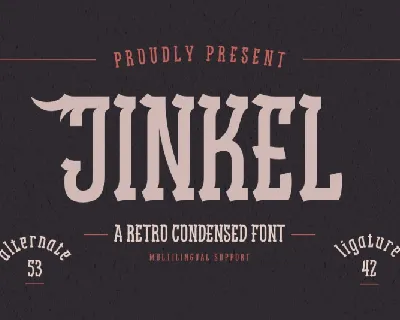 Jinkel font