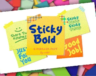 Sticki Bold font