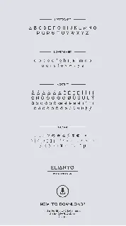 Elianto font