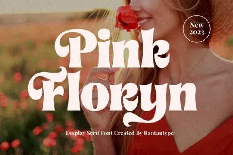 Pink Floryn font