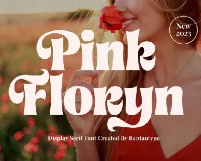 Pink Floryn font