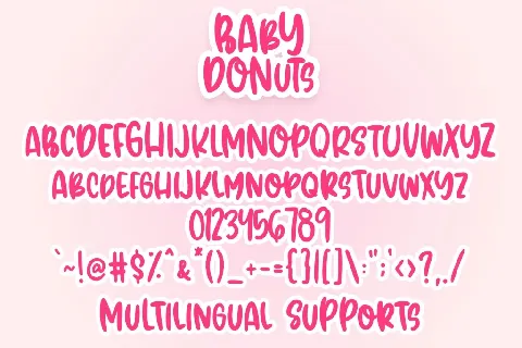 Baby Donuts font