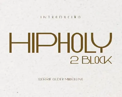 Hipholy font