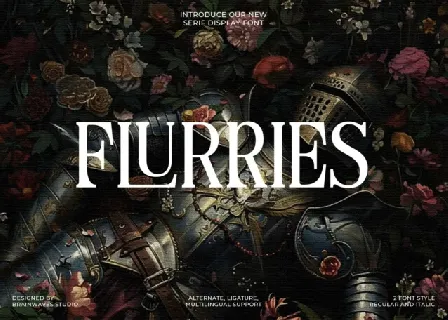 Flurries font