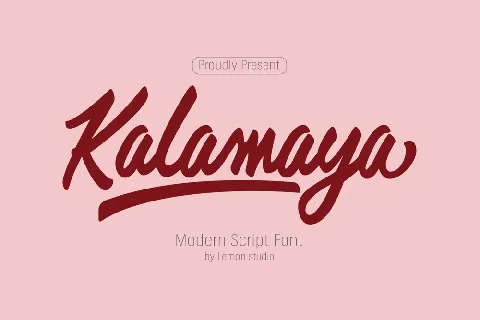 Kalamaya font