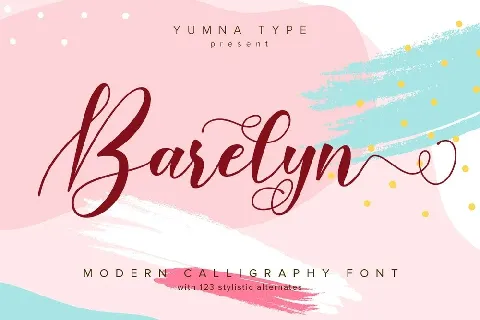 Barelyn font