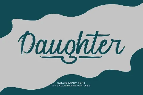 Daughter Demo font