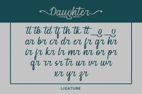 Daughter Demo font