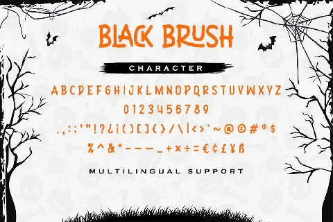 Black Brush font