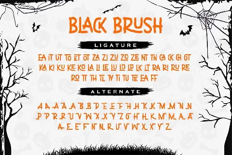 Black Brush font