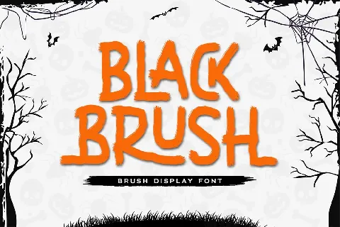 Black Brush font