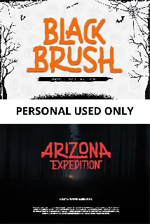 Black Brush font