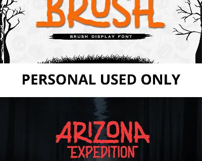 Black Brush font