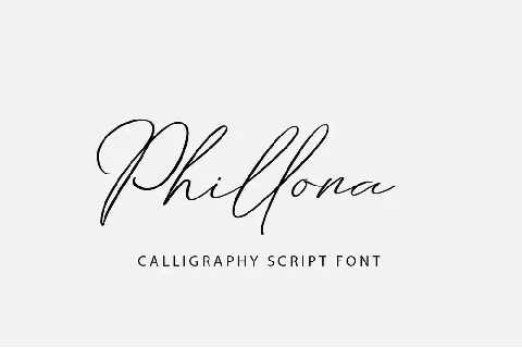 Phillona font