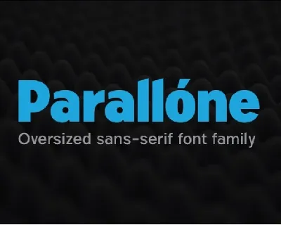 Parallone Family font