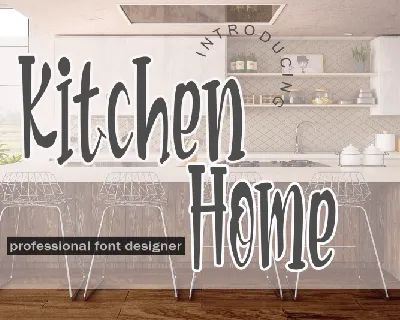 Kitchen Home font