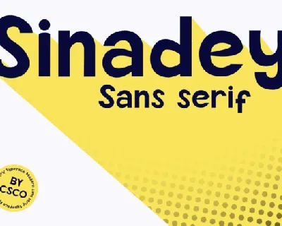 Sinadey font