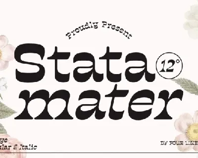 Stata Mater font