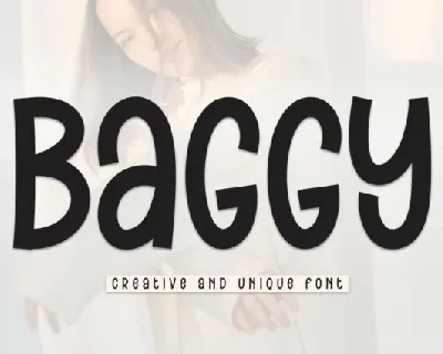 Baggy Display font