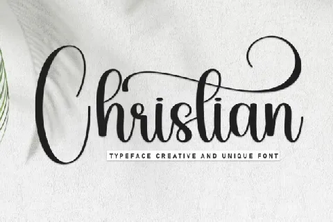 Christian Calligraphy font