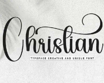 Christian Calligraphy font