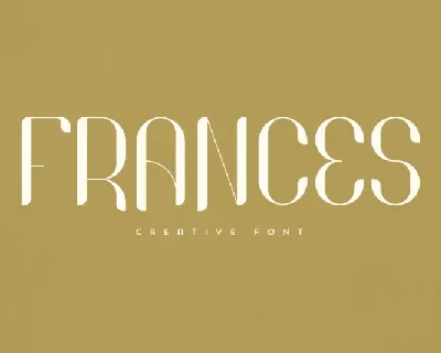 Frances font