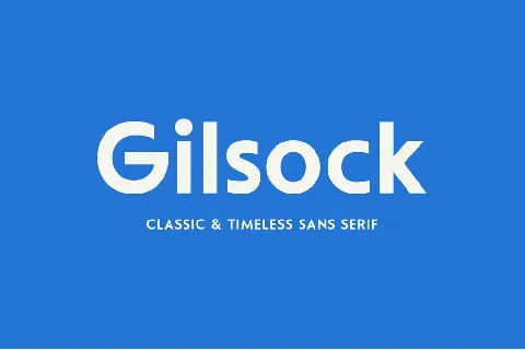 Gilsock font