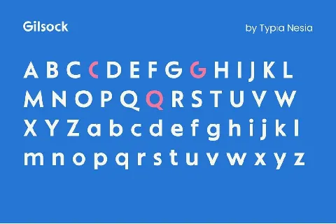 Gilsock font