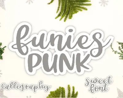 Funies Punk font