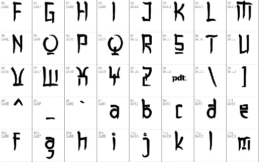 WAOMtrial font