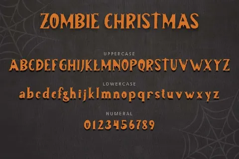 Zombie Christmas font