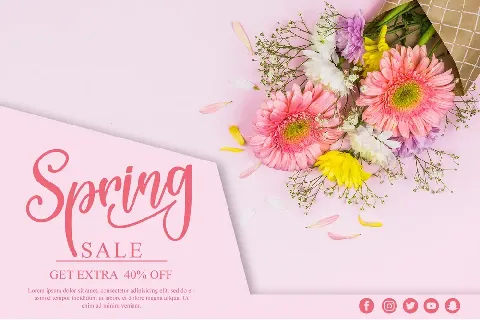 Spring Sweet - Personal Use font