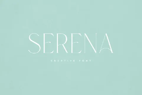 Serena font