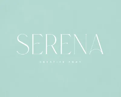 Serena font