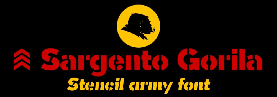 Sargento Gorila font