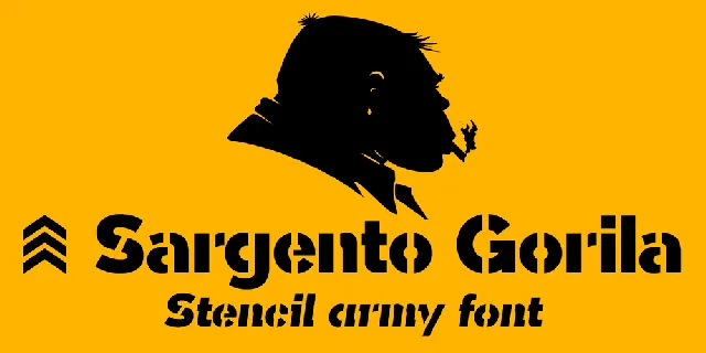 Sargento Gorila font