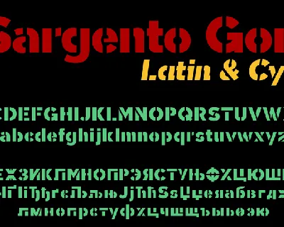 Sargento Gorila font