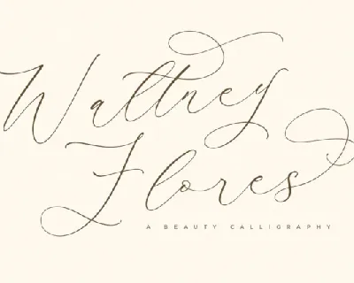 Waltney Flores font
