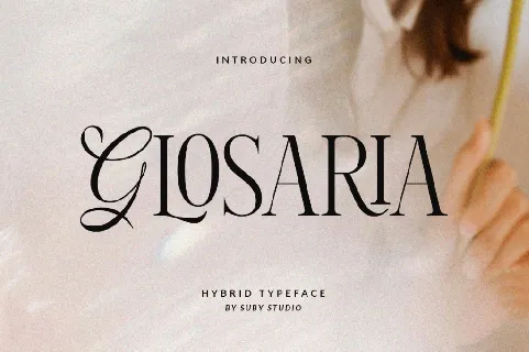 Glosaria Demo font