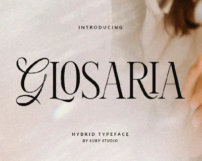 Glosaria Demo font