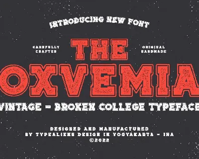 Oxvemia font