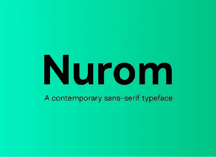 Nurom font